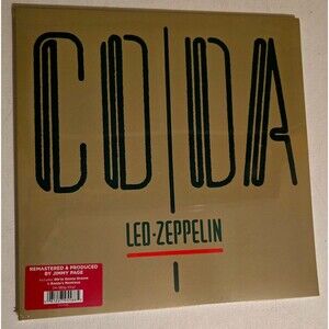 SEALED Led Zeppelin Coda LP Record 2015 180g Remaster Swan Song Hard Rock 33 RPM